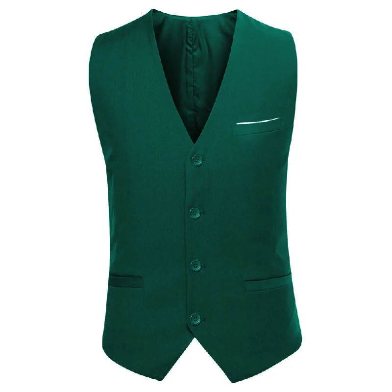 Stylish Polos YFFUSHI Mens Formal Slim Fit Business Wedding Dress Vest Waistcoat Green Stylish Polos YFFUSHI Mens Formal Slim Fit Business Wedding Dress Vest Waistcoat Green