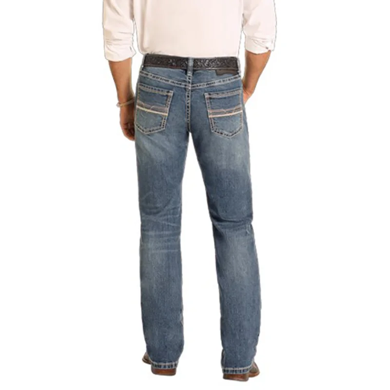 Relaxed Shirts Rock and Roll Slim Fit Rope Stitch Straight Leg