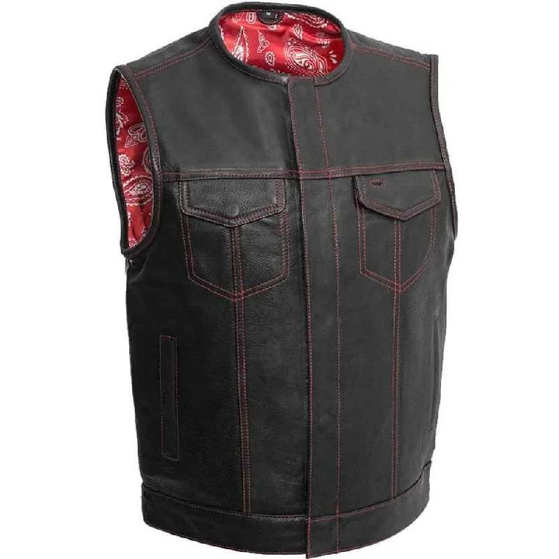 Cargo Pants First Mfg Mens Bandit Concealment Leather Vest