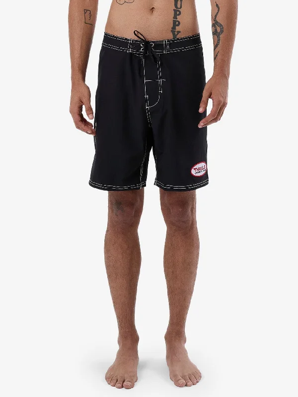 Stylish Polos Tribute To Chaos Boardshort - Washed Black