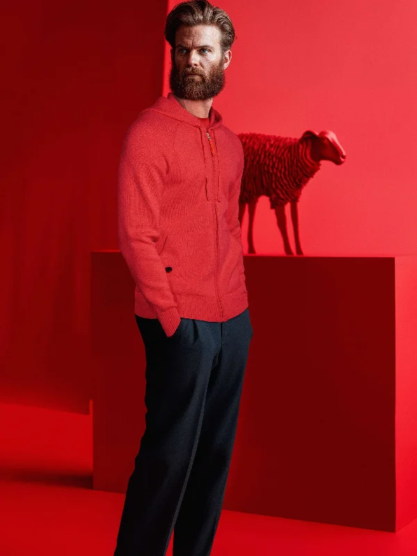 Unique Styles The Zip Hoodie 2.0 - Tomato Red