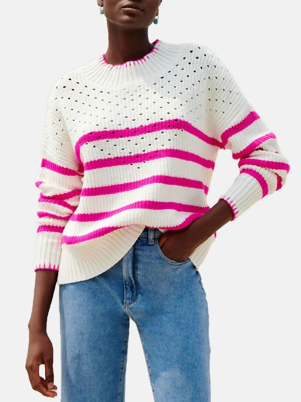 Cozy Vibes Beckie Sweater In White