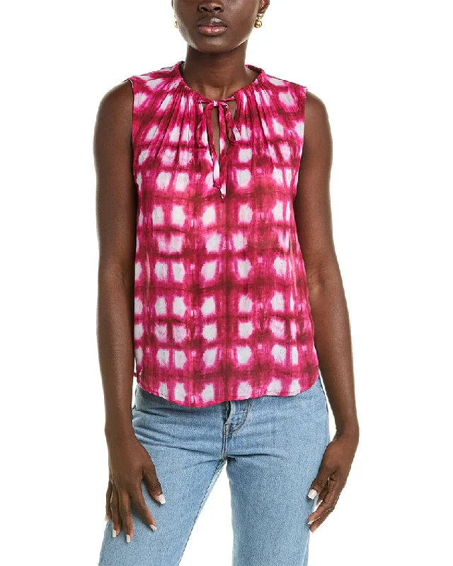 Chic Outfits Bella Dahl Sleeveless Shirred Neck Pullover