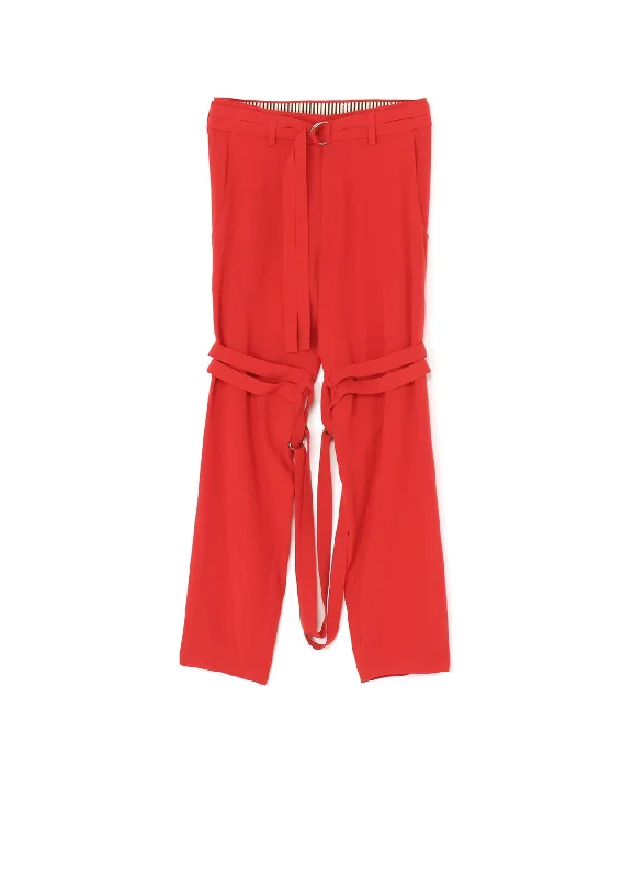 Casual Chic SOFT BROAD COTTON HANGING STRAP PANTS